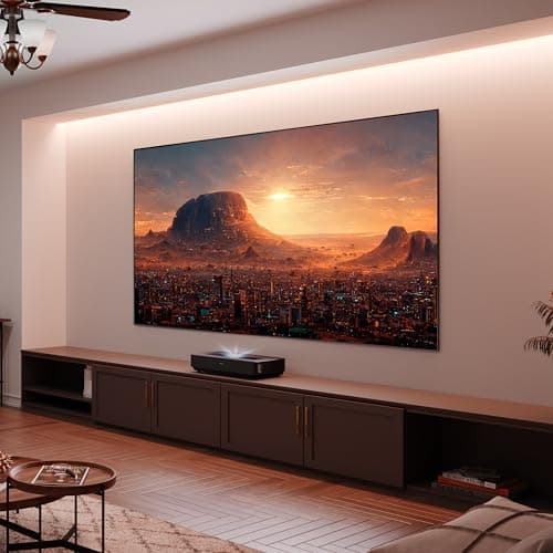 Hisense 100L5H Laser TV Ultra Short Throw Projector with 100" ALR High Gain Screen, 4K UHD, 2700 ANSI Lumens, Dolby Vision & Atmos, HDR10, Google TV, Netflix 16