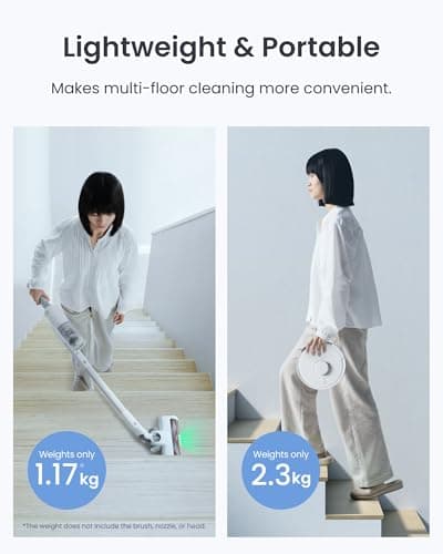 SwitchBot Robot Vacuum & Cordless Vacuum Cleaner K10+ Pro Combo, Self Emptying Up to 70 Days,Compact,Lightweight,Quiet,Support Matter,Work with Alexa,Google Home,Apple Home, for Carpet,Crevices,Stairs 7