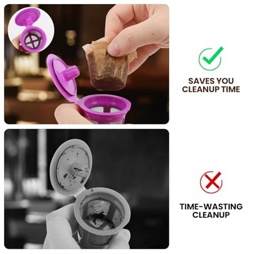 Pro Mael 360 Count Disposable K Cup Filters, Coffee Filter Paper for Keurig Brewers Single Serve 1.0 and 2.0, Use with Reusable K Cup Pods (White) 7