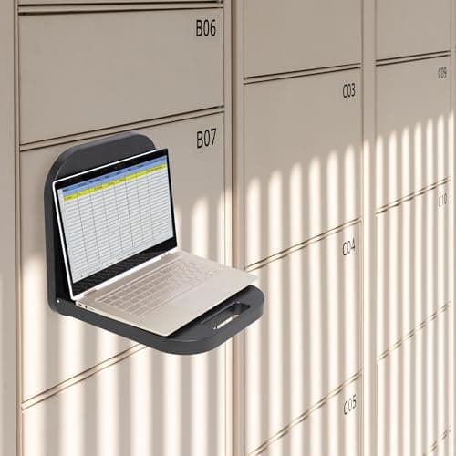 VIVO Magnetic Portable Laptop Workstation, Notebook/Tablet Shelf, Utility Platform, Hands-Free Compact Desk, Attaches to Flat Steel Surfaces, Black, DESK-MAG01 7