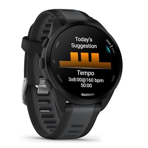 PlayBetter Garmin Forerunner 165 (Black/Slate Gray) Running GPS Smartwatch Bundle - AMOLED Touchscreen, 11-Day Battery, Training & Recovery - Includes Screen Protectors & Portable Charger 8