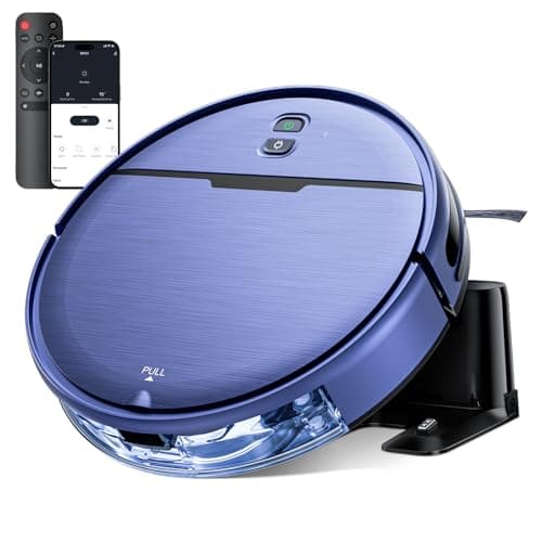 iMartine Robot Vacuum Cleaner and Mop Combo with APP/Voice/Remote Control, Schedule, Strong Suction, Tangle-Free, Slim, Quiet, Auto Recharge for Homes with Pets, Low Pile Carpet & Hard Floors