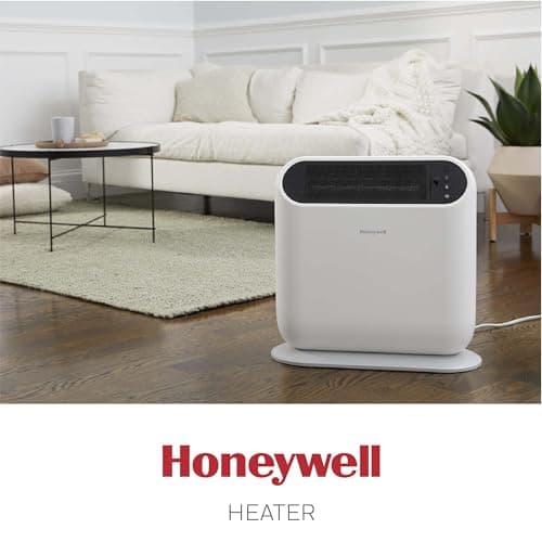 Honeywell ThermaWave 6 Ceramic Technology Space Heater, White – Ceramic Heater with Programmable Thermostat 8