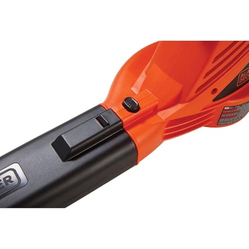 BLACK+DECKER Electric Leaf Blower, Handheld Blowers for Lawn Care, Lightweight, 180 MPH 180 CFM, 7-Amp, Corded (LB700) 9