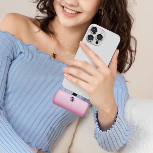 iWALK USB-C Portable Charger for iPhone 15/16, Mini 20W 4,800mAh Wireless Power Bank Fast Charging Travel Battery Pack Compatible with iPhone 16/15/15 Plus/15 Pro/15 Pro Max, Andriod Phone Samsung 7