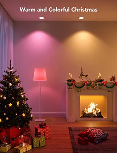 Govee LED Light Bulb Dimmable, Music Sync Color Changing, A19 7W 60W Equivalent, No Hub Required Multicolor Bluetooth Light Bulbs with App Control for Party Home (Don't Support WiFi/Alexa) 8