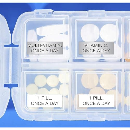 Brother P-Touch Professional Label Maker PTM95 with 9 Type Styles and 8 Deco Patterns for Small Business, Home Office Organization, and Storage Labels - Portable Handheld Design with QWERTY Keyboard 7