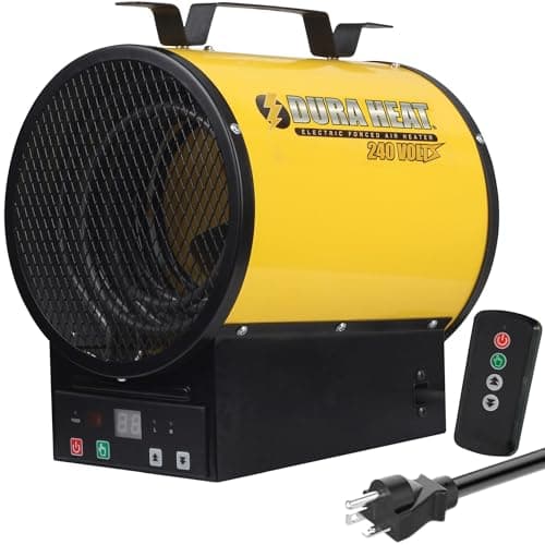 Dura Heat EUH4000R Electric Forced Air Heater with Remote Control 12,800 Btu