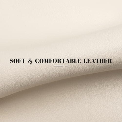 Kinnls Carlo Ergonomic Power Recliner Chair for Long Hours, Leather Electric Luxury Office & Home Desk Chair with Back Heating and Ventilation, 3-Speed Cooling, 400Lbs Capacity (Light Coffee) 7