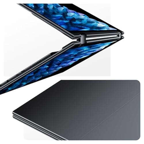 EHOMEWEI Dual Screen Portable Monitor 16"×2 FHD X1 Foldable Laptop Screen Extender, 1920×1200 60Hz 100% sRGB, USB-C HDMI for MacBook Windows PC iPhone Switch PS5 7