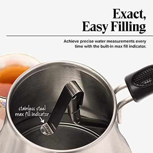 Gooseneck Electric Kettle with Temperature Control - 0.8L Stainless Steel & BPA Free Plastic - Custom Temp Presets for Teas & Coffee - Keep Warm Option 7