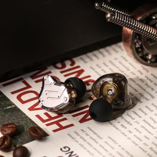 Linsoul KZ ZS10 Pro, 4BA+1DD 5 Driver in Ear Monitor, HiFi Wired Earbuds, Gaming Earbuds, Hybrid IEM Earphones with Stainless Steel Faceplate, Detachable Cable for Musician(Without Mic, Black) 8