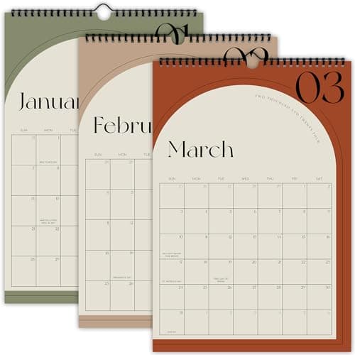 Aesthetic 2024-2025 Wall Calendar - Runs from January 2024 Until July 2025 - The Perfect Wall Hanging Calendar Planner for Easy Organizing 8