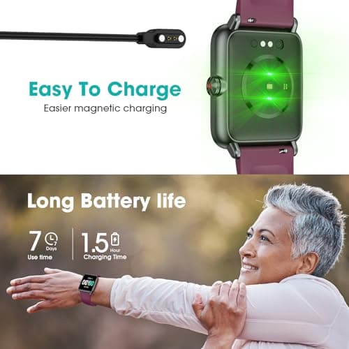 Pautios Pedometer Watch Senior Friendly No App/Phone Required, Waterproof Fitness Tracker Watch with Step Counter Calories/Sleep Tracker for Walking Running for Men Women 5