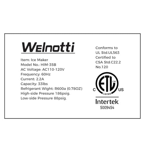 33lbs Self-Cleaning Ice Makers Countertop, Portable Ice Machine with 2 Size Bullet Ice Cubes 9 Cubes Ready in 7 Mins | Silver 8