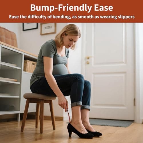 YIZIYAOH 9.05" Plastic Shoe Horn, 2 Pack (Transparent & Brown), Hanging Hole for Easy Storage, Ideal for Seniors, Pregnant, Women, Men,Kids and traveller, Protects Shoe Heel & Reduces Bending Over 6