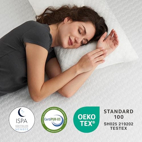 Novilla Queen Mattress, 12 Inch Queen Size Memory Foam with Comfort for Pressure Relief & Cool Fresh Sleep,Removable Washable Cover, Medium Firm 7