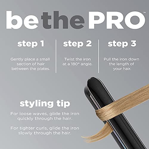 INFINITIPRO BY CONAIR Rainbow Titanium Flat Iron, 1-inch 4