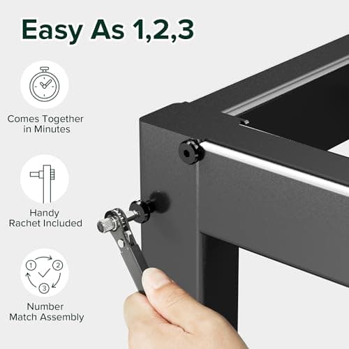 Zinus 14 Inch Elias Metal Platform Bed Frame, Steel Support, No Box Spring Needed, Easy Assembly, Twin 5