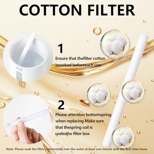 Lisacool Small Humidifier, Portable Mini Humidifier for Bedroom,Office, Car,Travel with Night Light, Auto Shut-Off,Super Quiet (White) 5