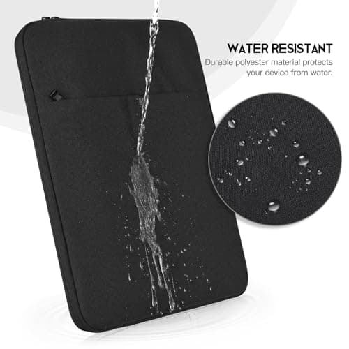 Portable Monitor Case 15.6 16.1 inch, Padded Shockproof Carry Sleeve Bag for 15.6" 16.1" Portable Display Monitors, Water-Resistant Laptop Bag Cover with Accessory Pocket -Black 5