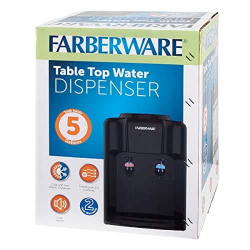 Farberware FW-WD219 Freestanding Hot and Cool Water Cooler Dispenser, Countertop Black 6
