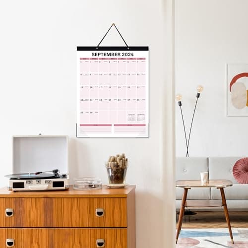 2024-2025 Magnetic Calendar for Fridge - Refrigerator Calendar 2024-2025, DEC. 2024 - DEC. 2025, 11.5"x 14.6", 18 Monthly Calendar 2024-2025 with Sturdy Magnet Stripe, Hanging Holes & Corner Protector 7