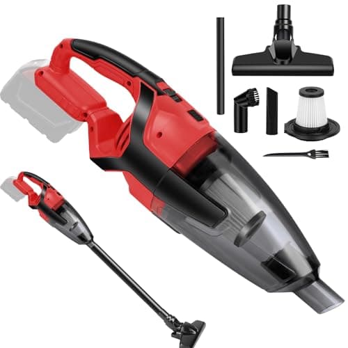 TRONYAN 120W Cordless Vacuum Cleaner Compatible with Milwaukee 18V Battery (No Battery), Handheld Vacuum for Home, Boat, Workshop, Car, Pet Hair, Furniture, Tool Only