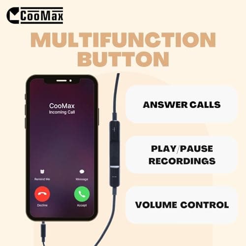 COOMAX Mini Hidden Spy Earphone Wireless Earpiece Headset Microphone Detection 5