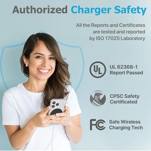 Magnetic Wireless Charger,MagEase 15W Wireless Charger Magnetic Compatible with iPhone 17/16/15/14/13/12 Series and AirPods 3/2/Pro, Charging Pad with USB-C Cable and USB-A Converter (Pink) 3