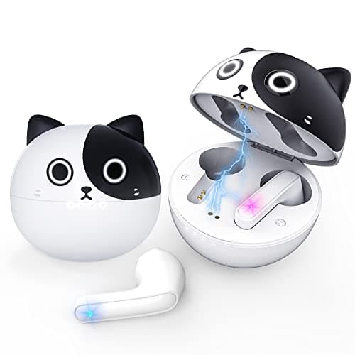 Wireless Earbuds for Kids, 2024 New Bluetooth 5.1 in-Ear Headphones with Mic Charging Case Type-C Fast Charge Touch Control Sweat Resistant Deep Bass 3D Stereo Earphone for pad/Phone.