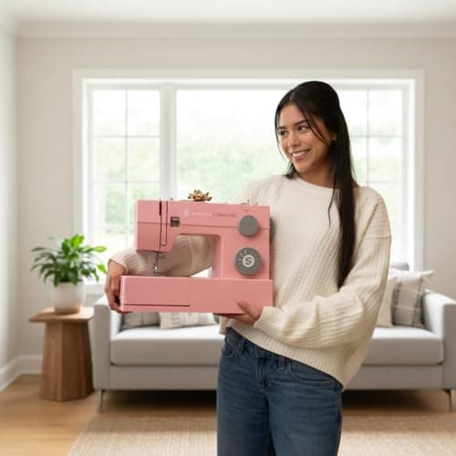 SINGER® Heavy Duty 4411 (Pink) High Speed Sewing Machine + Accessories | 11 Built-In Stitches Deliver 69 Stitch Applications | 60% More Power, 1100 Stitches/Min | Metal Frame, 4-Step Buttonhole 10