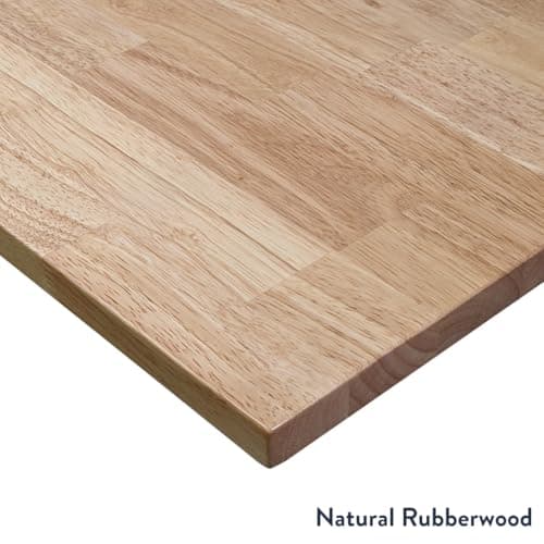 Desky Electric Standing Desk, 80 x 30 inch Rubberwood Height Adjustable Sit Stand Desk, Dual Motor, Memory Presets, Ergonomic Workstation for Home Office – Light Oak Top 8