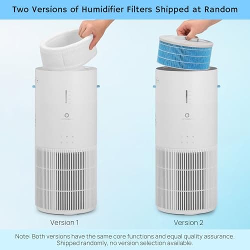 Airthereal 2-in-1 Air Purifier and Humidifier Combo for Large Room up to 1325 ft², 3-Stage Filters, Air Quality Monitor and Quiet Sleep Mode, Evaporative Humidifier with Hygrometer, AEH300 6