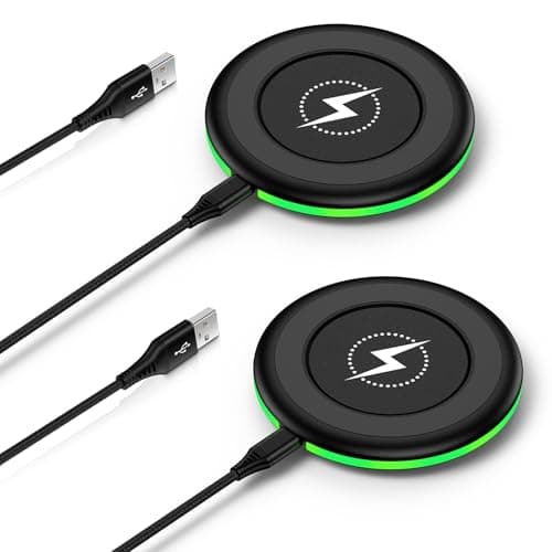 15W for Google Wireless Charger Compatible Google Pixel 10a 10 10 Pro XL /9A/9Pro Fold/9 Pro XL/9/8/8A/8 Pro/7,2 Pack Android Fast Charging Pad Samsung Wireless Charging Station for Galaxy S26 Ultra