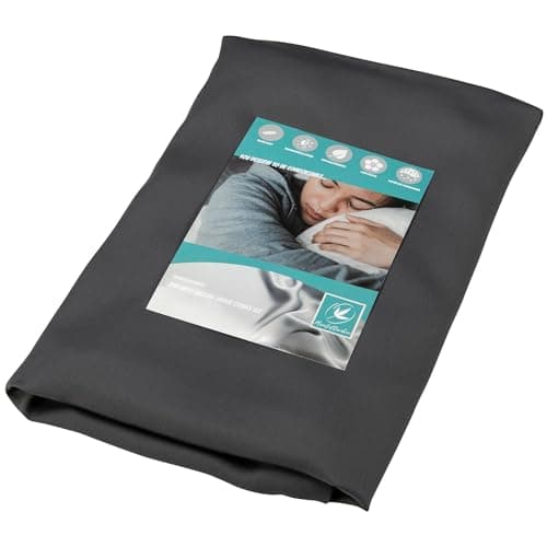 Bamboo Viscose Wedge Pillow Case Cover 24" W x 24" L x 10" H, Moisture-Wicking, Cooling and Breathable Wedge Pillow Cover with Zipper