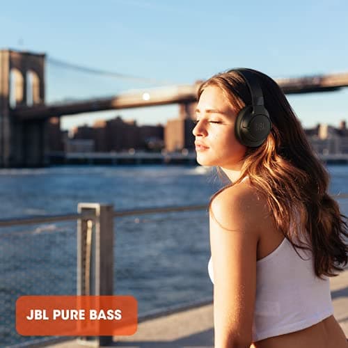 JBL Tune 760NC - Wireless Over-ear Noise Cancelling headphones, JBL Pure Bass Sound, Voice Assist, Google Fast Pair, Up to 50Hrs of Battery with ANC off, Lightweight and foldable design (Black) 6