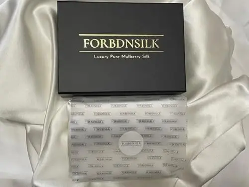 FORBDNSILK 100% Pure Mulberry Silk Pillowcase | Luxury 30 Momme 6a Grade for Ultimate Hair and Skin Care | Hidden Zipper | Mesh Bag Included | (White, Standard) 8