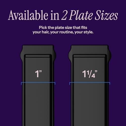 HOT TOOLS Black Gold Ionic 1 1/4 Inch Flat Iron, Use as Straightener for Sleek Straight Hair or Use Rounded Edges for Shiny Curls and Waves, Stylist-Preferred 6