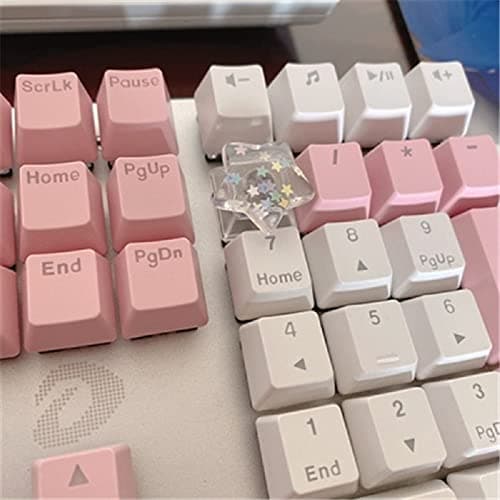 Personalized Transparent Star Keycap Handmade Keycap OEM Profile Key Cap Esc Backlit Keycaps Gift R4 Height for Mechanical Keyboard Cherry MX Switch 5