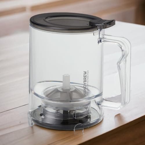 HandyBrew Tea Infuser Tea Steeper for Loose Leaf Tea Brewer Tea Strainer, Safe BPA-Free Plastic Hassle-Free Ways Make Hot and Iced Tea, 17 Ounce 8