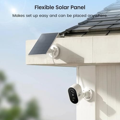 aosu 2K Solar Camera Outdoor Wireless, Cameras for Home Security, WiFi Camera for Home Surveillance with Spotlight Color Night Vision, PIR/AI Motion Detection, 2-Way Talk, IP66 Waterproof 9