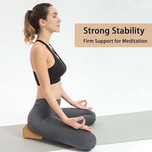 Hatha Yoga Cork Yoga Block, Natural Cork from Portuguese, Premium Brick 9"x6"x3", Eco-Friendly Yoga Accessories for Yoga, Pilates & Stretching 7