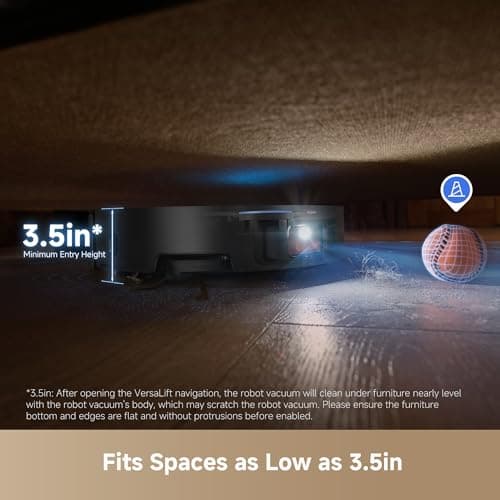 DREAME X50 Ultra Robot Vacuum and Mop with Auto-Empty and Mop Self-Cleaning, 20,000Pa Suction and Roller Brush Cover 5