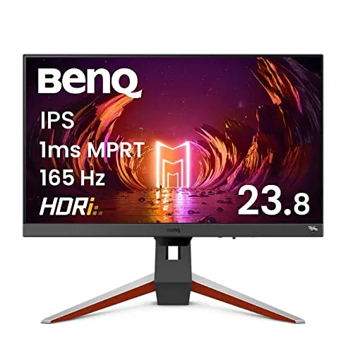 BenQ MOBIUZ EX240 Gaming Monitor 24" FHD 1080p 165Hz 1ms | IPS | HDRi | sRGB | Color Optimizer | Black Equalizer | Freesync | Eye-Care | Height, Swivel & Tilt | DisplayPort | HDMI | Built-in Speakers