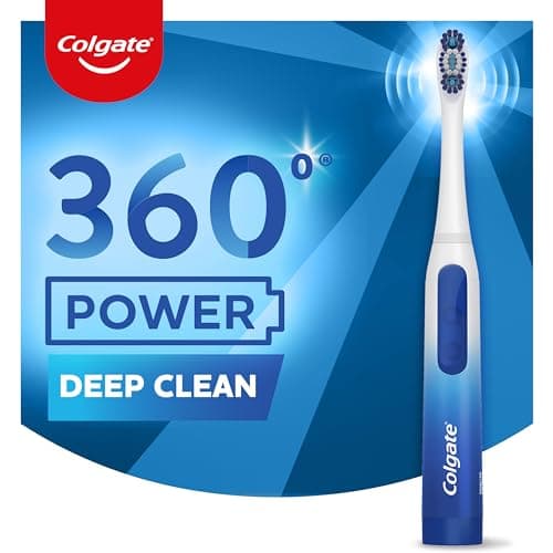 Colgate 360 Floss Tip Sonic Powered Battery Toothbrush, 2 Pack 4