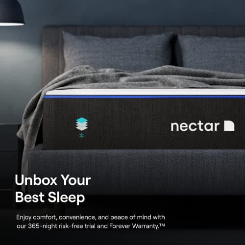 Nectar Queen Mattress - 365 Night Home Trial - Gel Memory Foam Mattress - CertiPUR-US Certified Foams - Forever Warranty 6