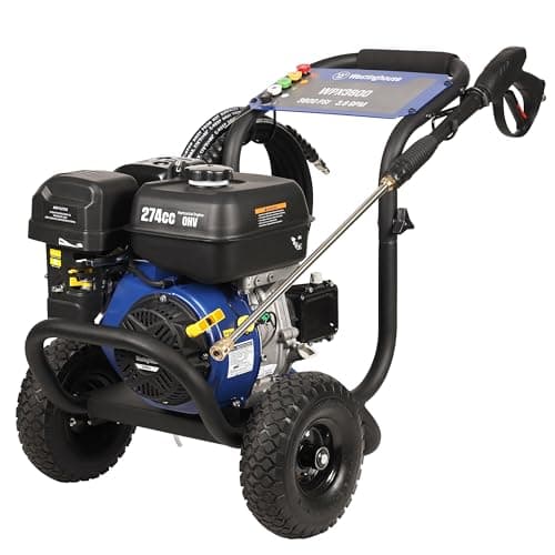Westinghouse WPX3800 Gas Pressure Washer, 3800 PSI and 3.6 Max GPM, Onboard Soap Tank, Spray Gun and Wand, 5 Nozzle Set, for Cars/Fences/Driveways/Homes/Patios/Furniture, Black 8