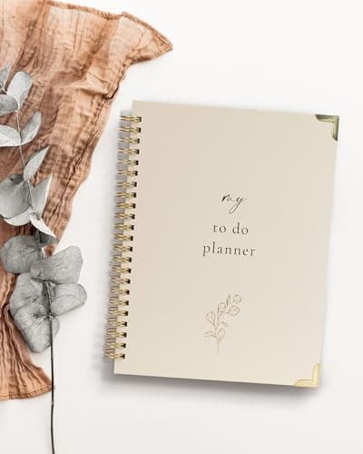 Beautiful To Do List Notebook - Aesthetic Daily Planner to Easily Organize Your Tasks And Boost Productivity - Stylish Undated ADHD Planner Gift and The Perfect School or Office Supplies For Women 7