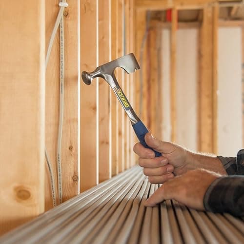 ESTWING Drywall Hammer - 14 oz USA Made Wall Board Tool with Milled Face & Shock Reduction Grip - E3-11 6